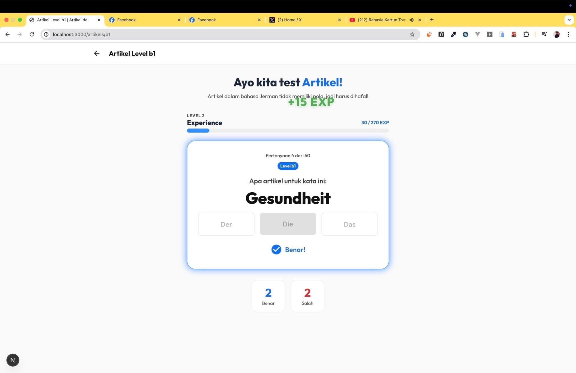 Belajar Artikel Jerman screenshot 4